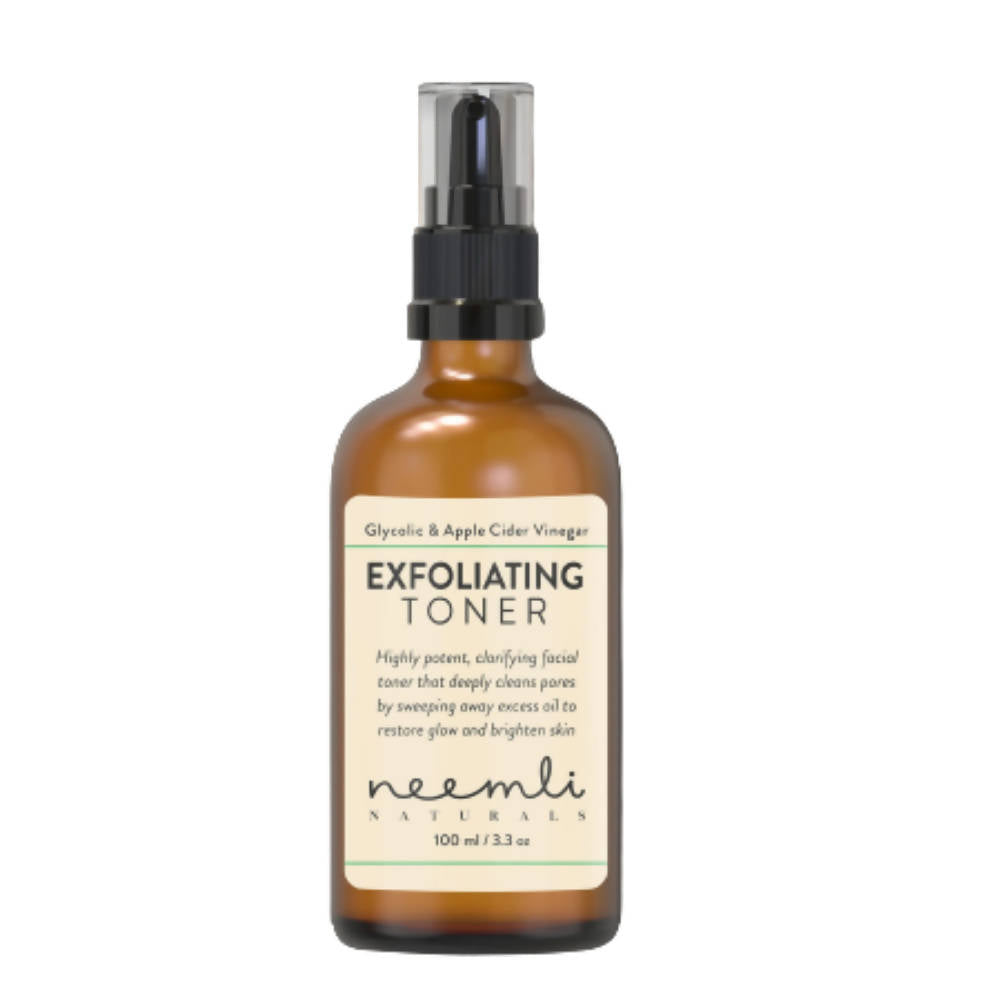 Neemli Naturals Glycolic Acid & Apple Cider Vinegar Exfoliating Toner - Distacart