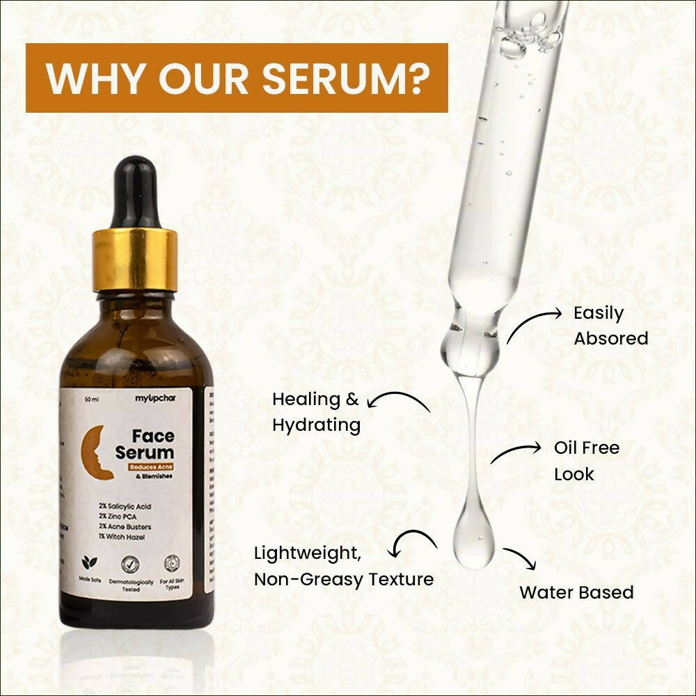 myUpchar Ayurveda 2% Salicylic Acid + Zinc PCA Anti Acne Face Serum - Distacart