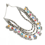 Thumbnail for Mominos Fashion Johar Kamal Handicraft Finish Kundan Work Long Necklace For Women (Multi) - Distacart