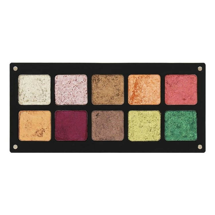 Fashion Colour Professional Artistry 10 Color Creamy Eyeshadow Palette - Distacart