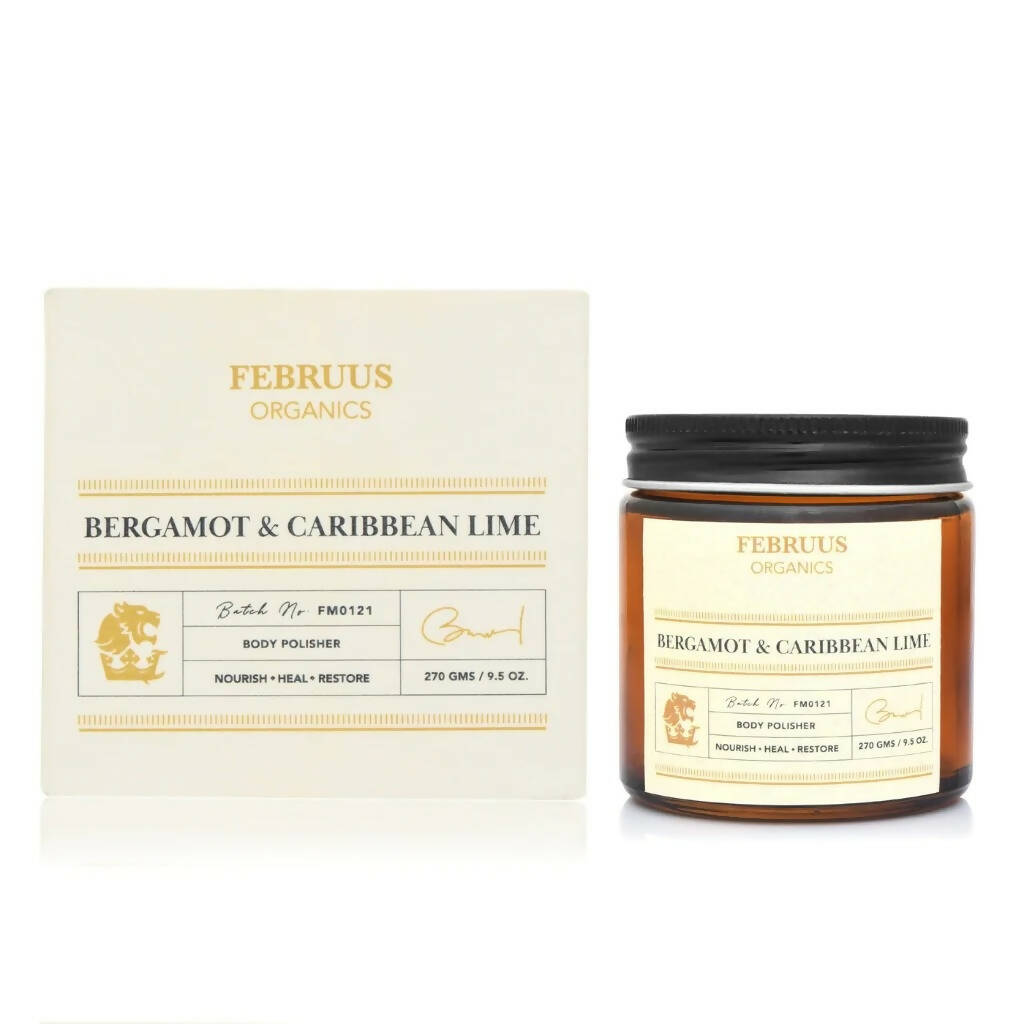 Februus Organics Bergamot & Caribbean Lime Body Polisher - Distacart