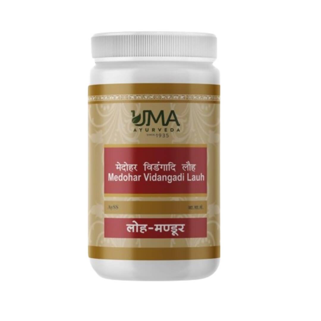 Uma Ayurveda Medohar Vidangadi Lauha Tablets - Distacart