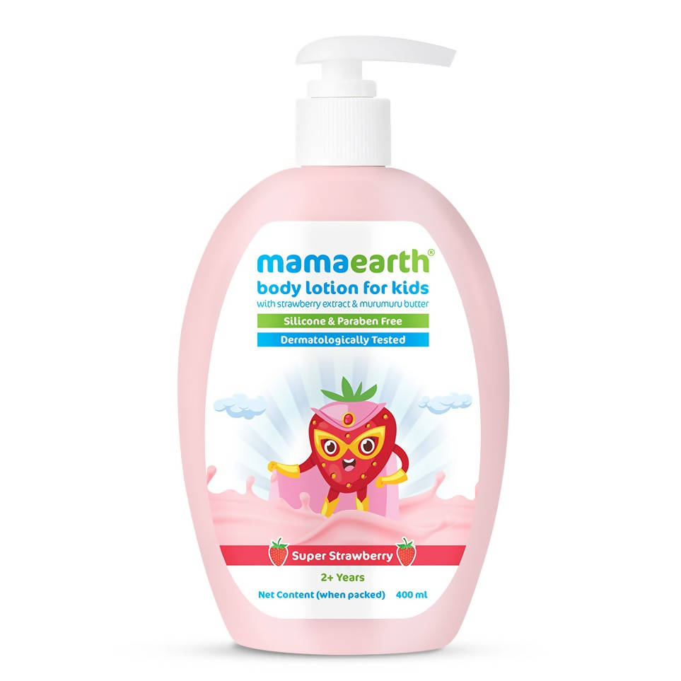 Mamaearth Body Lotion for Kids With Strawberry & Shea Butter