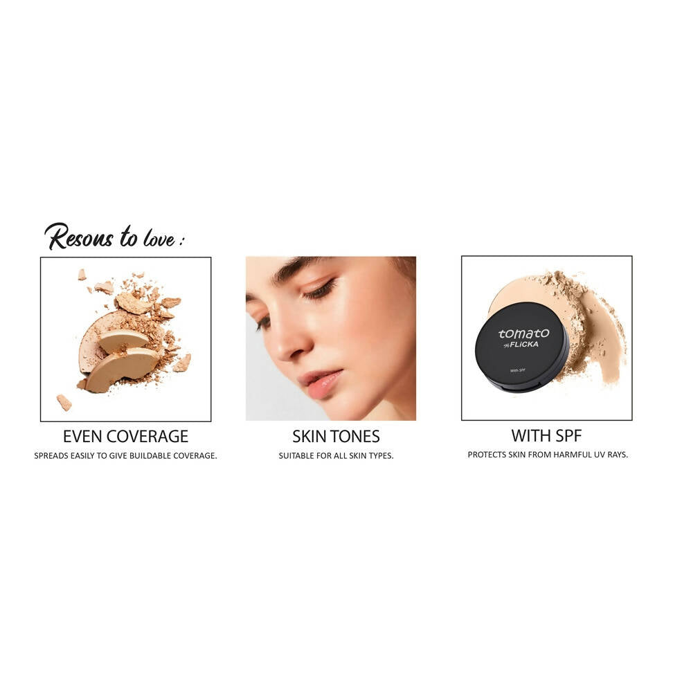 Flicka Tomato By Flicka Compact - Beige - Distacart