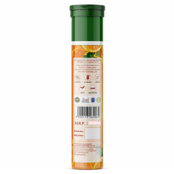 Himalayan Organics Vitamin-C Orange Flavour With Amla & Zinc Tablets