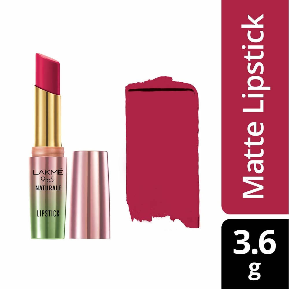 Lakme 9To5 Naturale Matte Lipstick - Blush Pink - Distacart