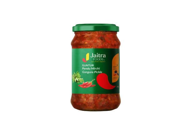 Jaitra Foods Guntur Pandumirchi Gongura Pickle - Distacart