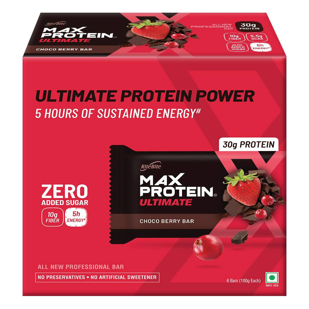 RiteBite Max Protein Ultimate Choco Berry Bar - Distacart