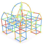 Thumbnail for Kipa 475 Pieces Multi Colored Mega Creator Combo Pack ( Smart Stick + Snowflakes + Straw Assemly) - with Storage Container - Distacart