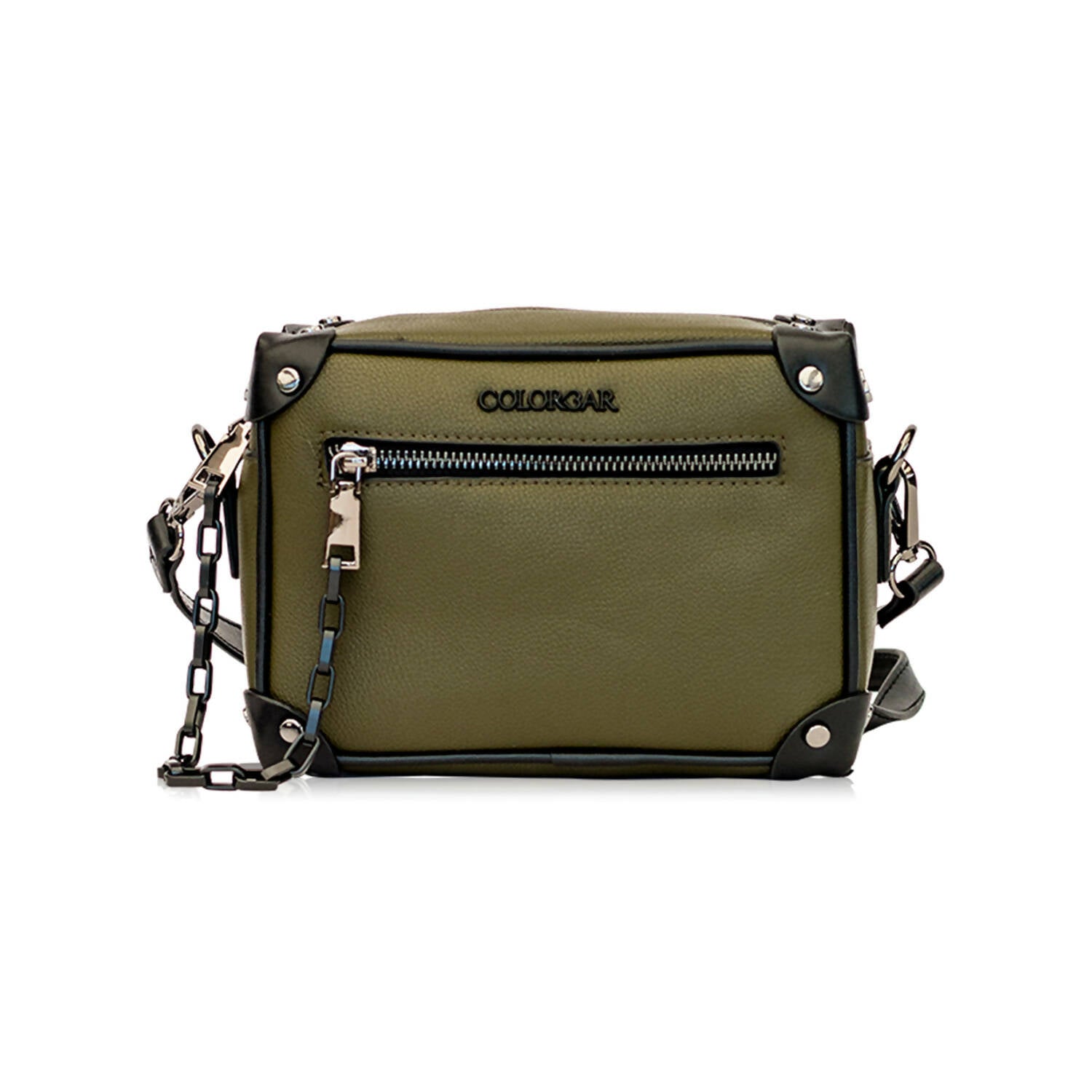 Colorbar Pouch The Classic Crossbody - Olive - Distacart
