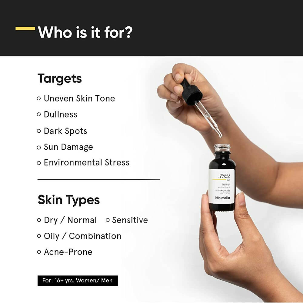 Minimalist 16% Vitamin C Face Serum (Advanced) - Distacart