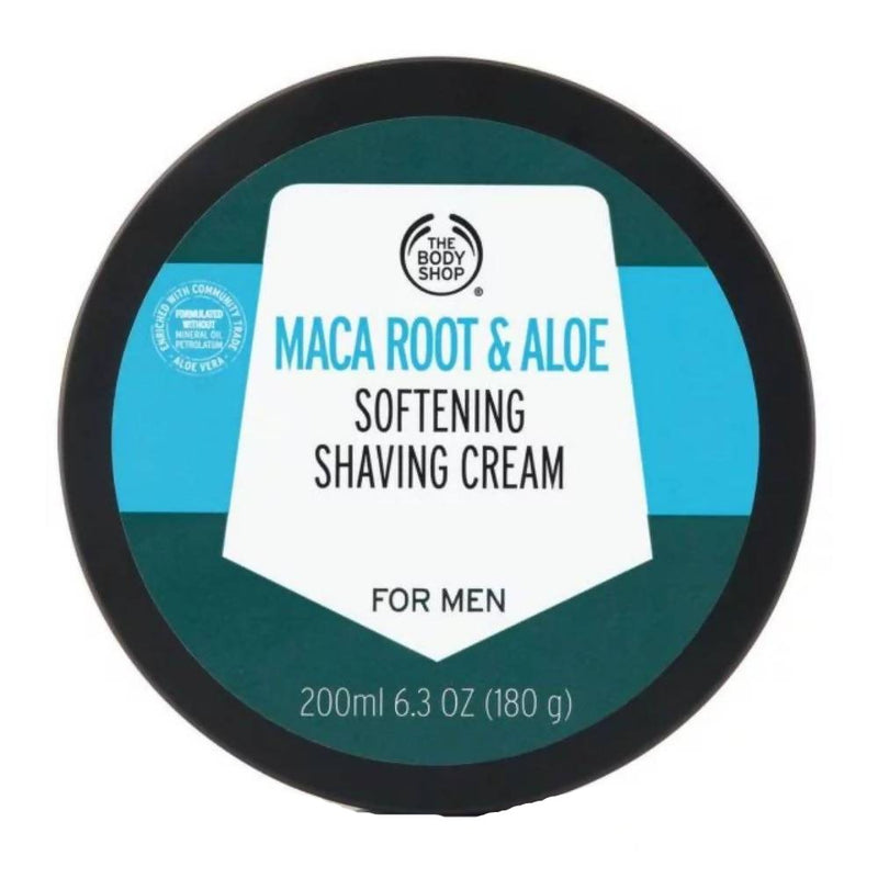 The Body Shop Maca Root &amp; Aloe Softening Shaving Cream For Men 200 ml