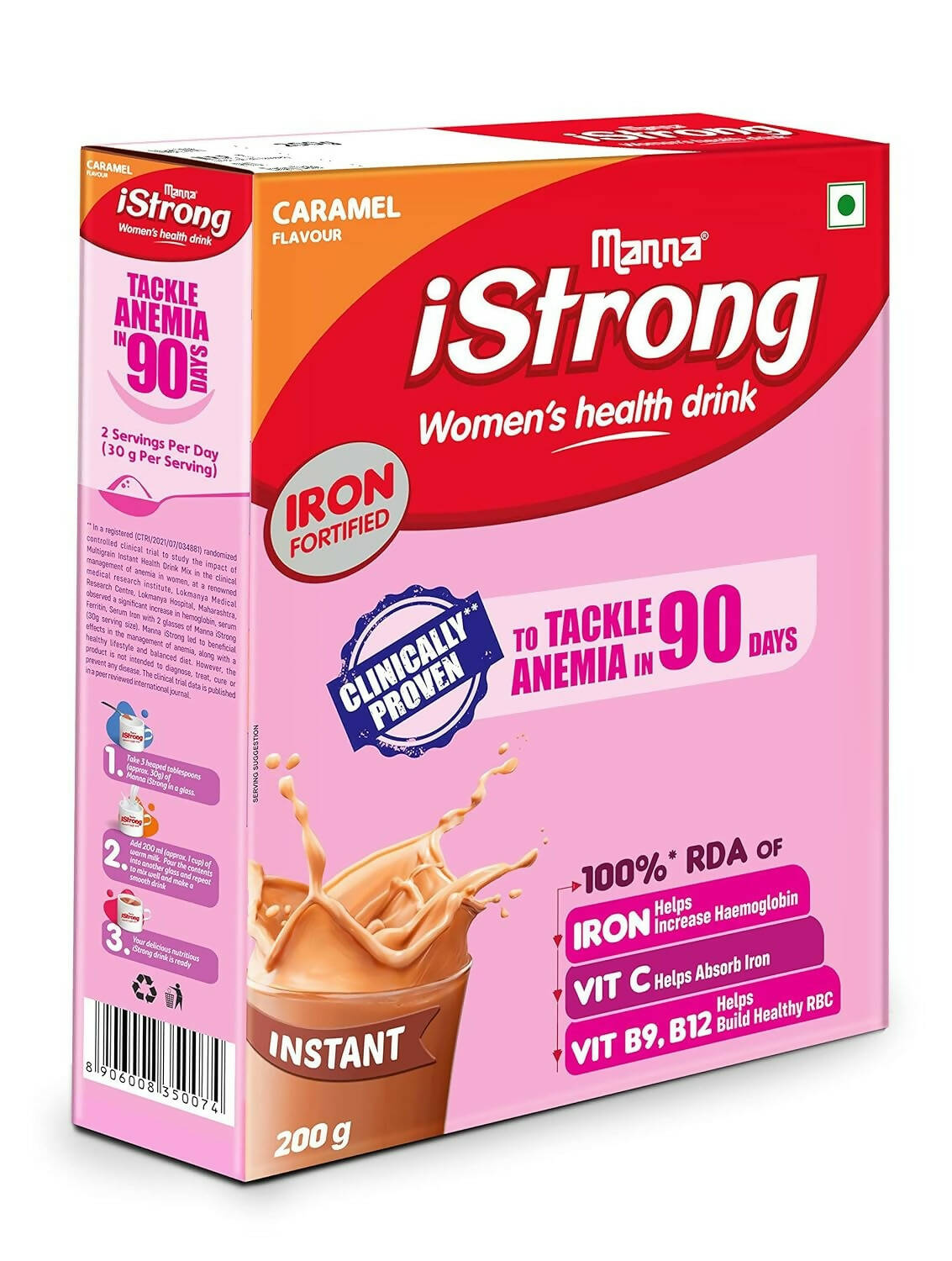 Manna iStrong Millet Health Drink Mix For Women - Distacart