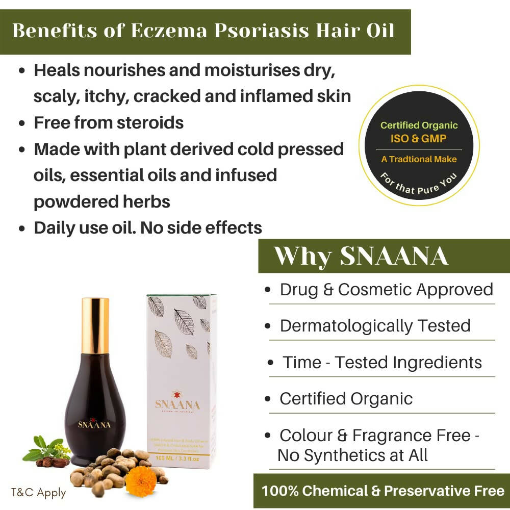 SNAANA Eczema Psoriasis Hair & Body Oil - Distacart
