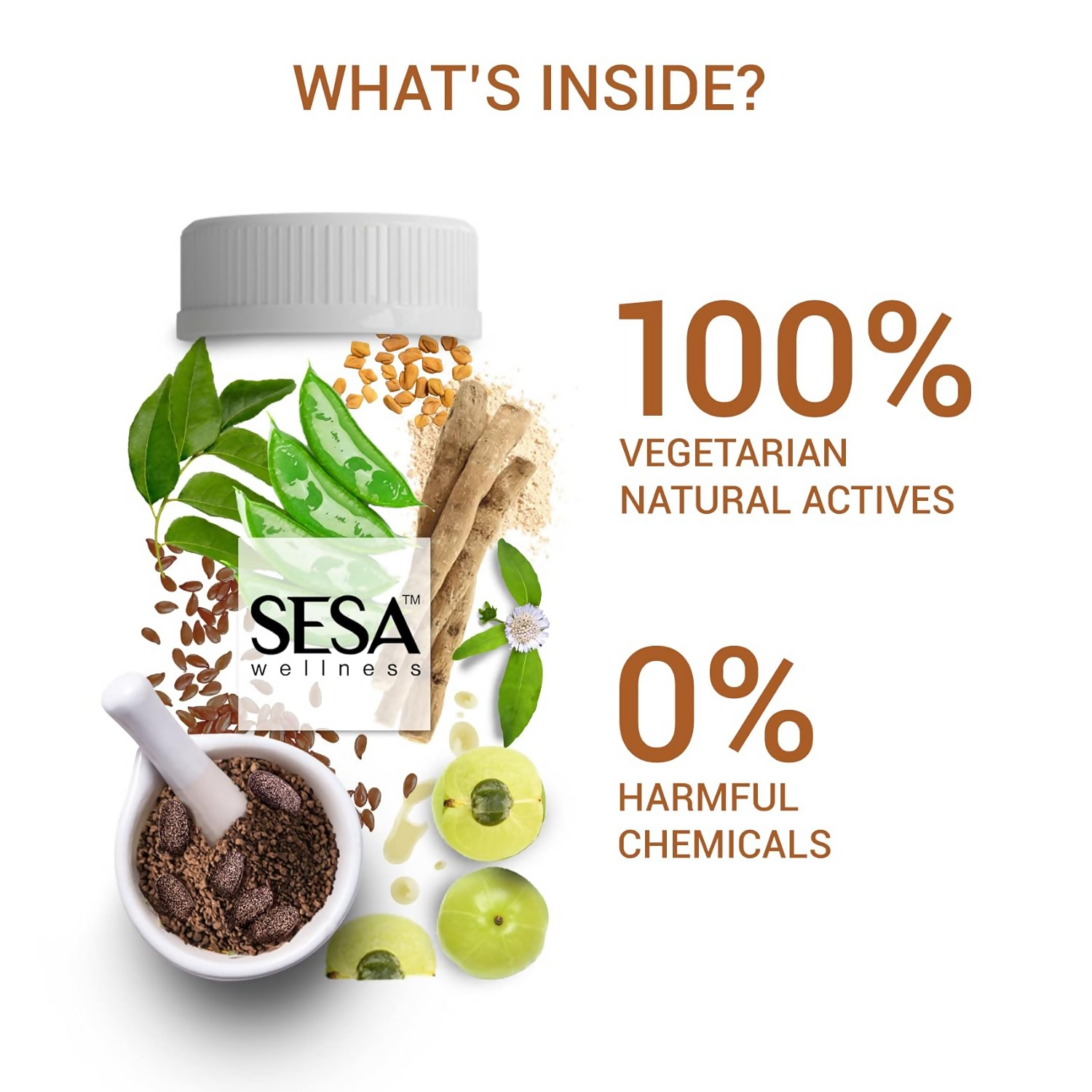 Sesa Ayurvedic Hair & Immunity Booster Tablets - Distacart