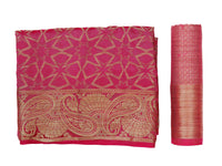 Thumbnail for Mimosa Women's Pink Patola Art Silk Saree - Distacart