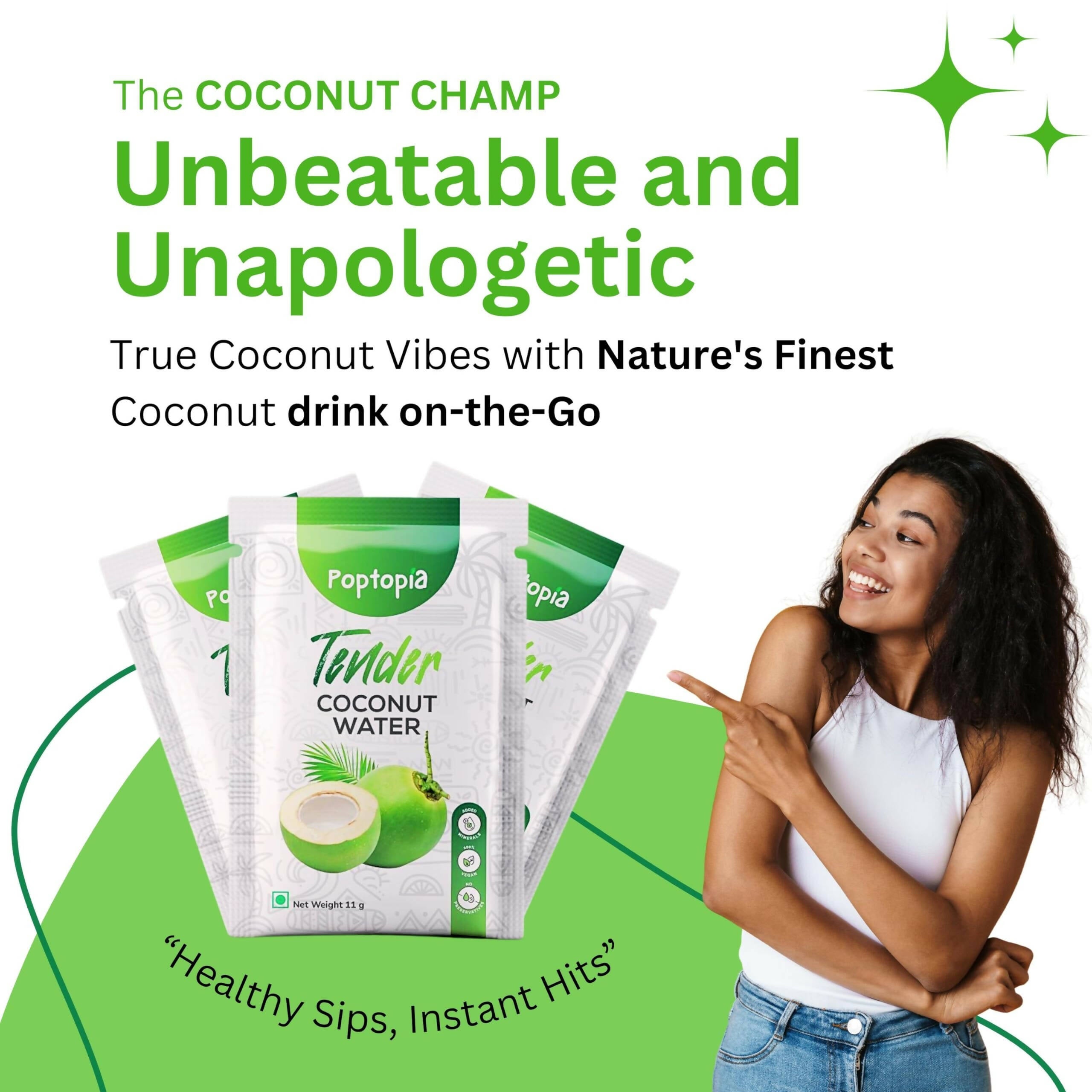 Poptopia Tender Coconut Water Powder - Distacart