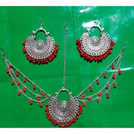 Thumbnail for Latest traditional Jwellery set for women Color-Maroon