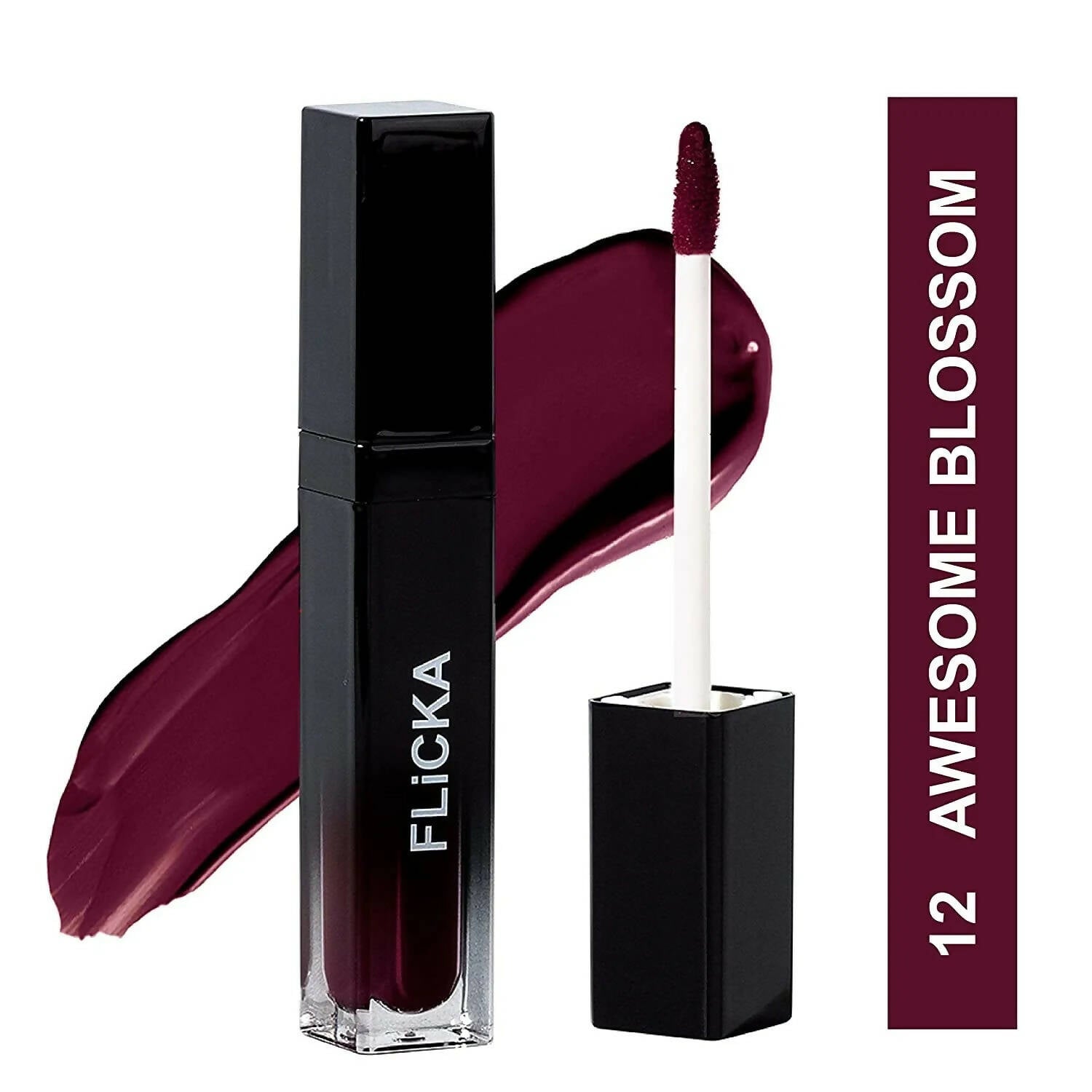 FLiCKA Set and Attack Liquid Matte Lipstick 12 Awesome Blossom - Pink - Distacart