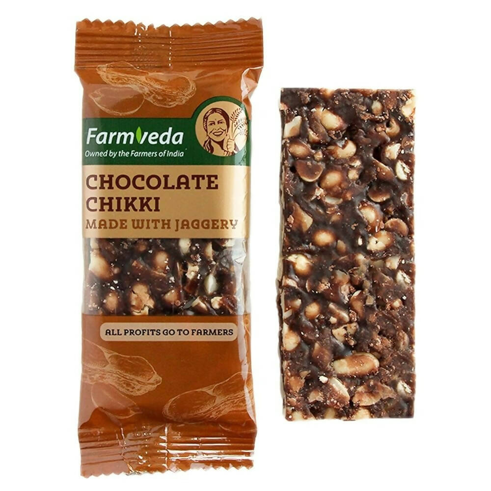 Farmveda Chocolate Chikki- Made With Jaggery - Distacart