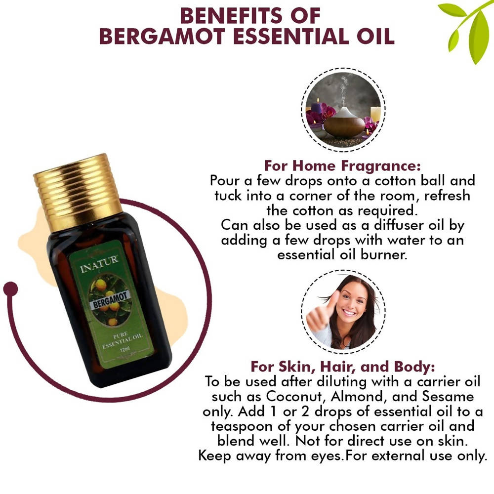 Inatur Bergamot Pure Essential Oil