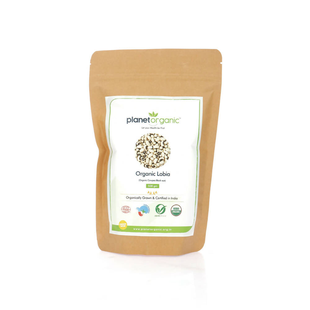 Planet Organic Lobia (Cowpea Black Eye) - Distacart