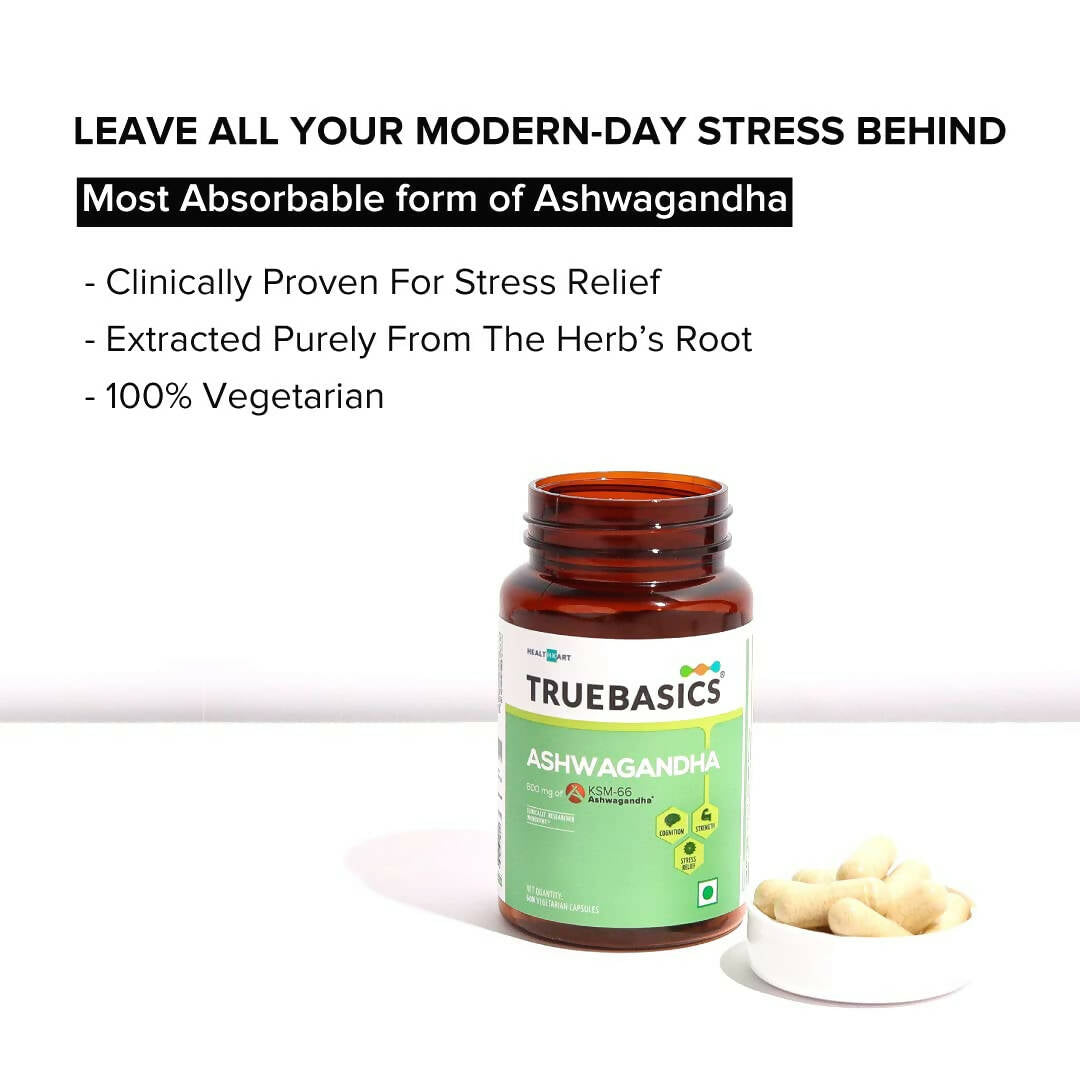 TrueBasics Ashwagandha Capsules - Distacart