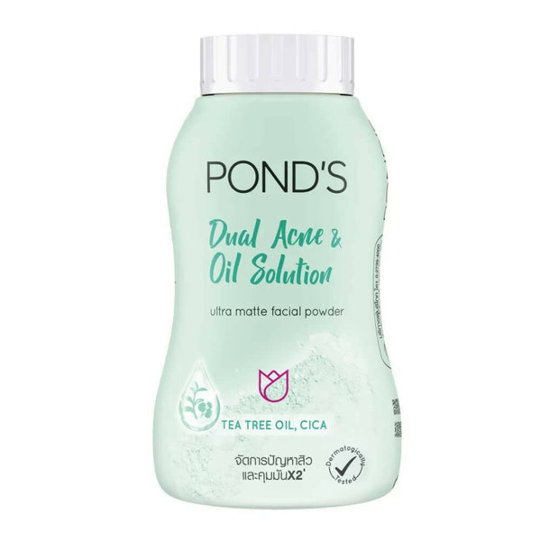 Ponds Dual Acne & Oil Solution Ultra Matte Facial Powder - Distacart