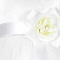 Thumbnail for Asmaani Baby Girl's White Satin A-Line Maxi Full Length Dress (AS-DRESS_22001) - Distacart