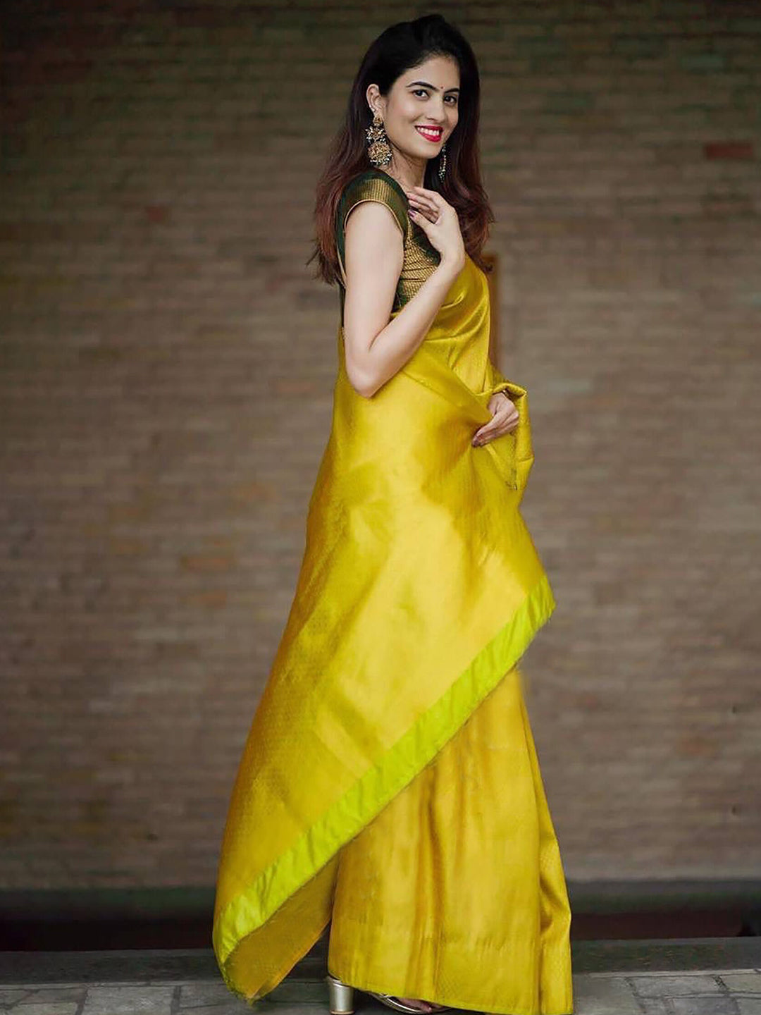 Kalini Woven Design Silk Cotton Zari Banarasi Saree - Distacart