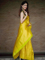 Thumbnail for Kalini Woven Design Silk Cotton Zari Banarasi Saree - Distacart