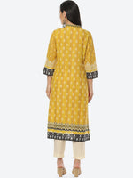 Thumbnail for Biba Women Ethnic Motif Printed Cotton Kurta - Distacart