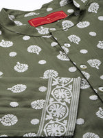 Thumbnail for House of Pataudi Jashn Ethnic Motifs Printed Kurta - Distacart