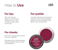 Thumbnail for Love Earth Lip Tint & Cheek Tint Multipot-Sieze The Day - Distacart