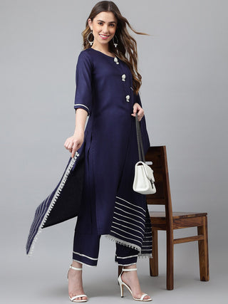 Khushal K Kurta with Palazzos & With Dupatta - Distacart