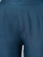Thumbnail for Khushal K Ethnic Motifs Printed Keyhole Neck Kurta with Palazzos & Dupatta - Distacart