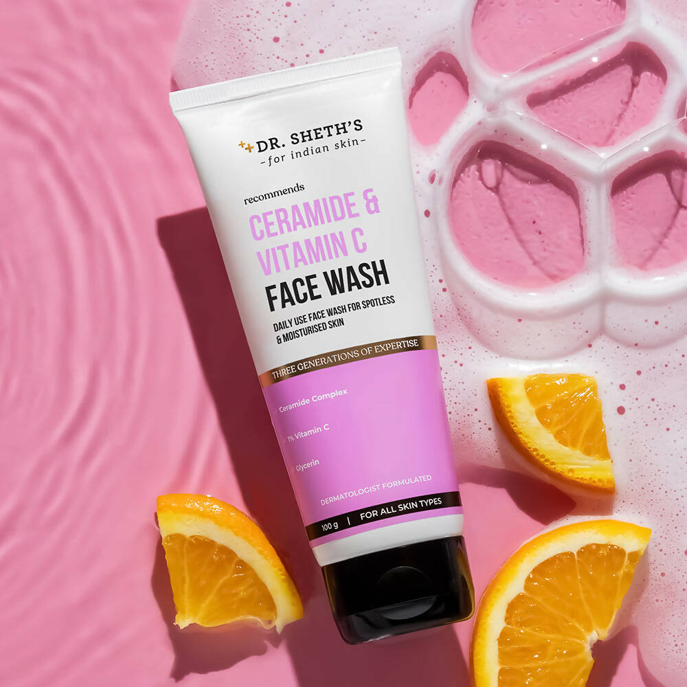 Dr. Sheth's Ceramide & Vitamin C Face Wash - Distacart