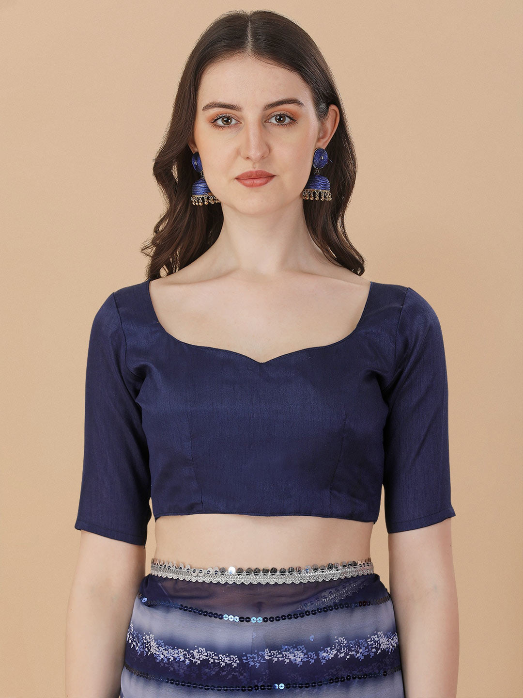 Kalini Embellished Sequinned Pure Georgette Saree - Distacart