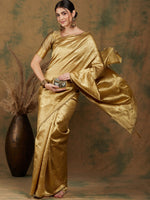 Thumbnail for Sangria Ethnic Motif Woven-Design Banarasi Saree - Distacart