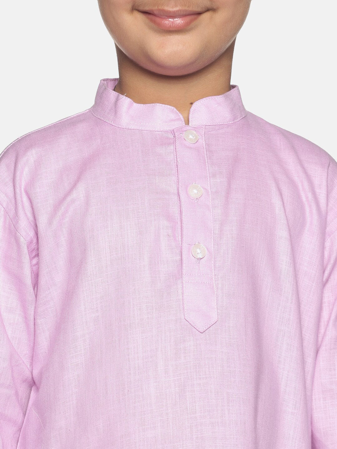 Sethukrishna Boys Purple Pure Cotton Kurta with Pyjamas - Distacart