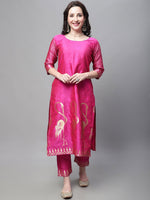 Thumbnail for Kalini Self Design Kurta with Trousers & With Dupatta - Distacart