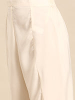 Thumbnail for Sangria Ethnic Motifs Printed Puff Sleeves Kurta with Dhoti Pants - Distacart
