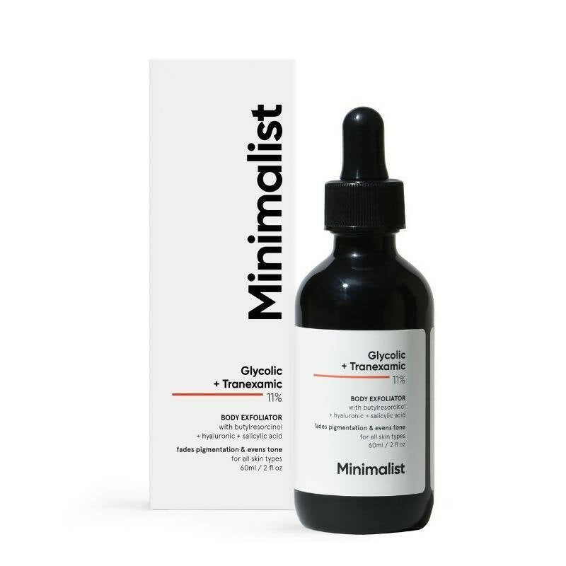 Minimalist Glycolic +Tranexamic 11% Body Exfoliator - Distacart