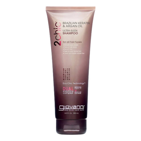 Giovanni Organic 2Chic Brazilian Keratin & Argan Oil Ultra-Sleek Shampoo