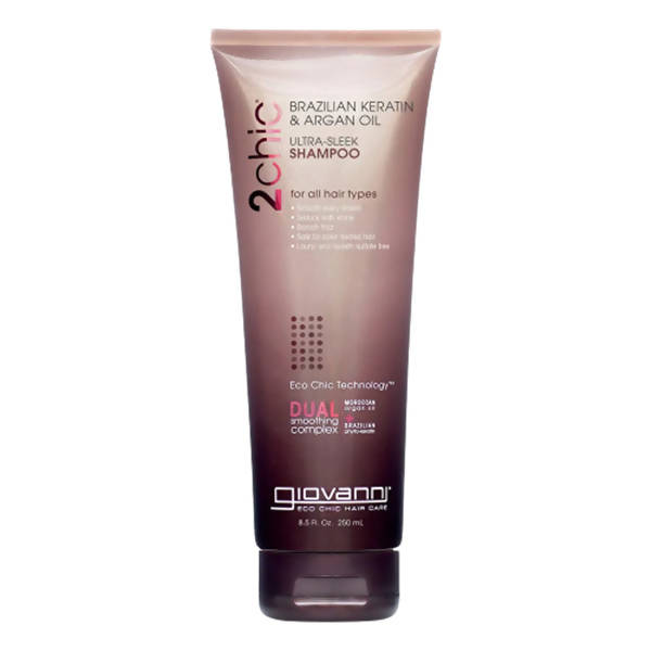 Giovanni Organic 2Chic Brazilian Keratin & Argan Oil Ultra-Sleek Shampoo