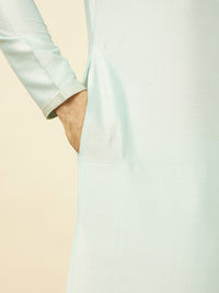 Thumbnail for Manyavar Solid Kurta and Pyjamas with Nehru Jacket - Distacart