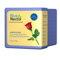 Thumbnail for Blue Nectar Amritanadi Assam Mogra Green Tea with Himalyan Rose