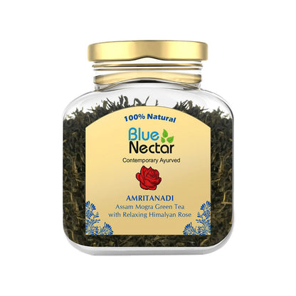 Amritanadi Assam Mogra Green Tea with Himalyan Rose