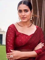 Thumbnail for Tikhi Imli Striped Ready to Wear Saree - Distacart