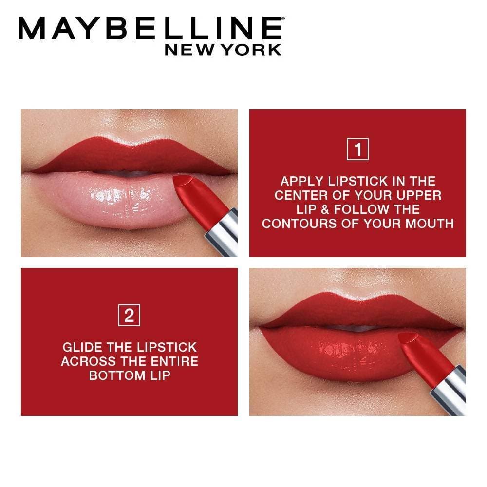 Maybelline New York Color Sensational Creamy Matte Lipstick / 630 Flaming Fuchsia - Distacart
